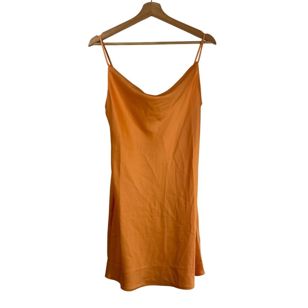 NWT Urban Outfitters Women's Mini Slip Dress Orange Size M